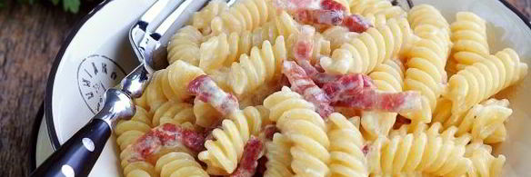 макароны с соусом карбонара