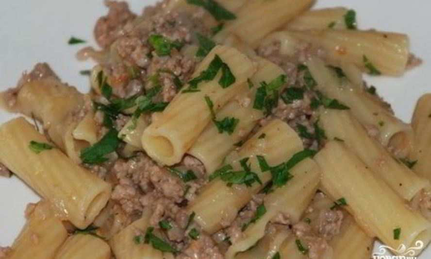 Рецепт макарон с тушенкой