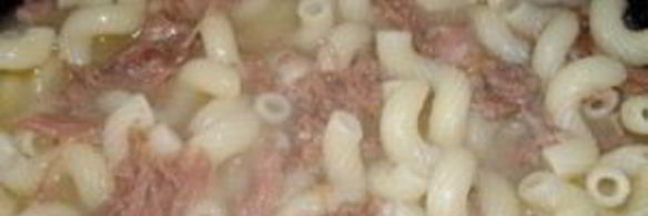 макароны с тушенкой