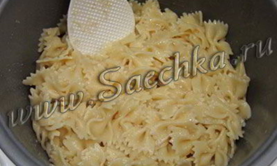 Рецепт макарон в мультиварке