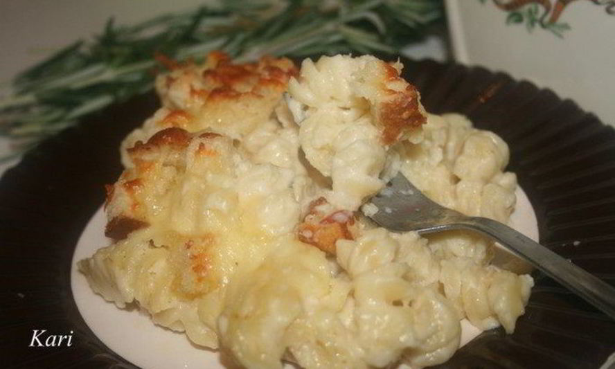 Рецепт макарон, запеченных с сыром
