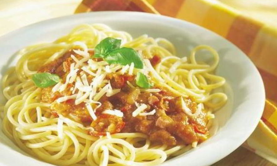 Рецепт огненных спагетти