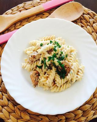 Паста Альфредо с курицей