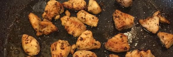 паста альфредо с курицей