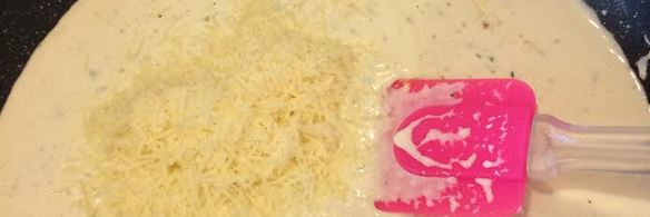 паста альфредо с курицей