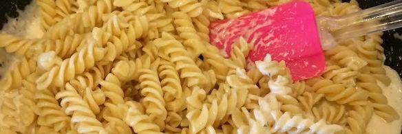 паста альфредо с курицей