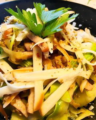 Паста из кабачков