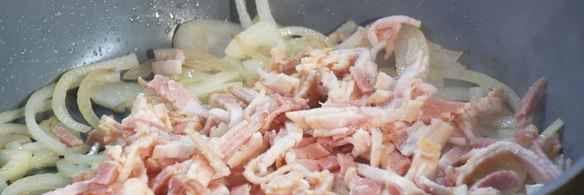 паста карбонара с грибами