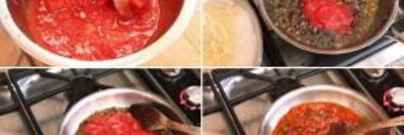 паста с анчоусами и оливками