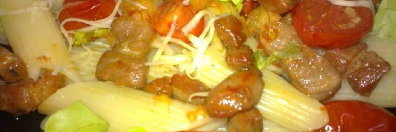 Паста с беконом