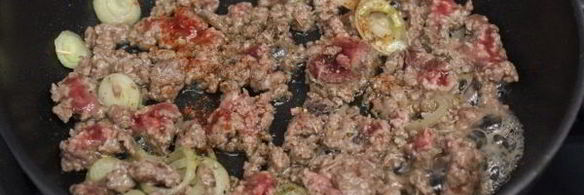 паста с фаршем