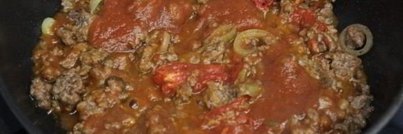 паста с фаршем