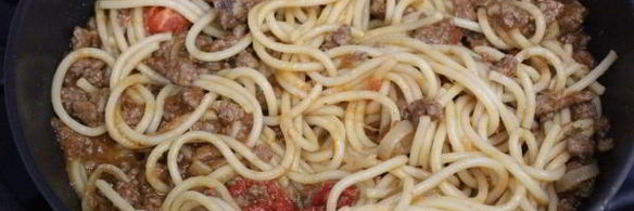 паста с фаршем