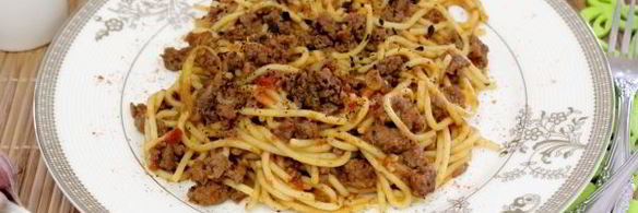 паста с фаршем