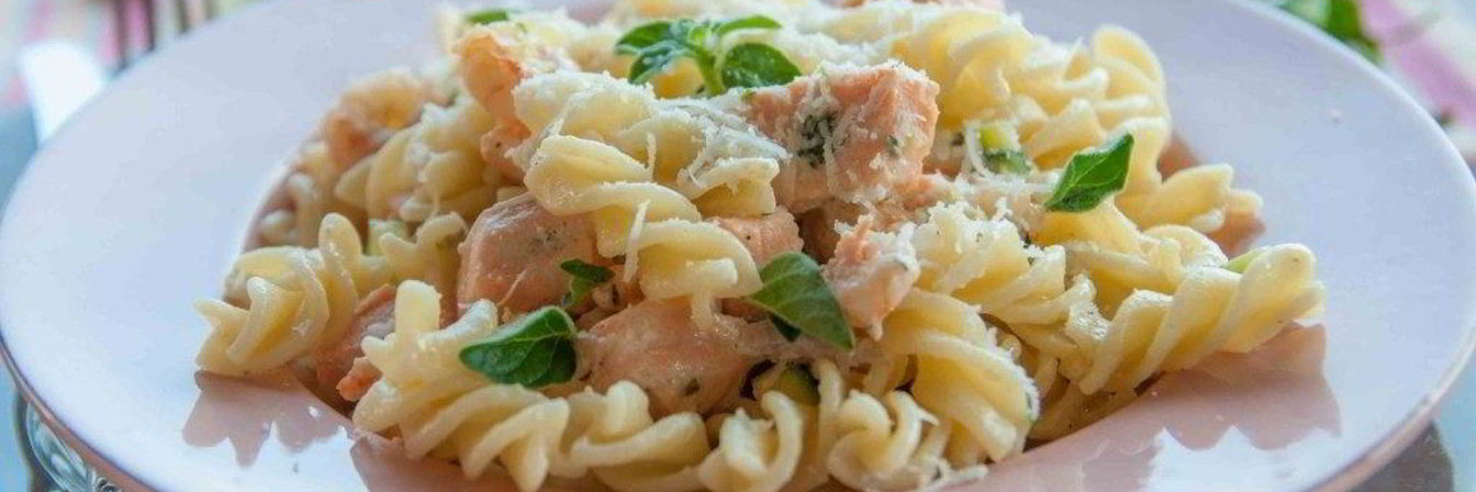 Паста с форелью