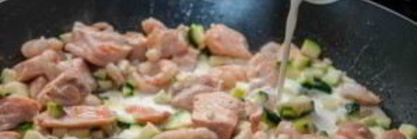 паста с форелью