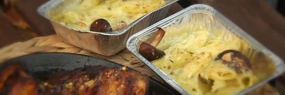 паста с грибами