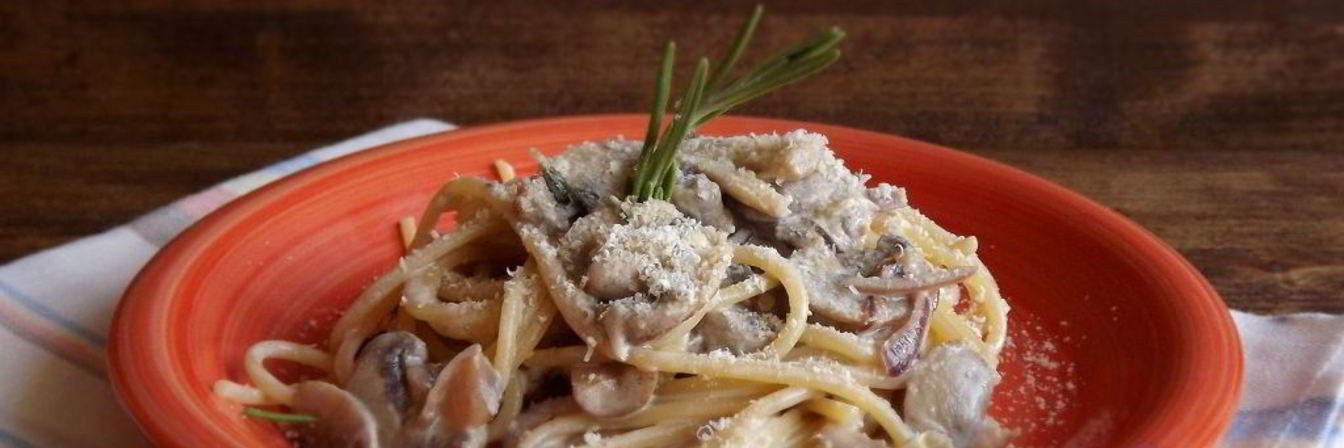 Паста с грибным соусом