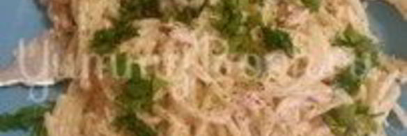 паста с копченой грудкой и плавленым сыром