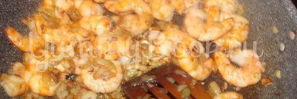 паста с креветками и сливочным соусом