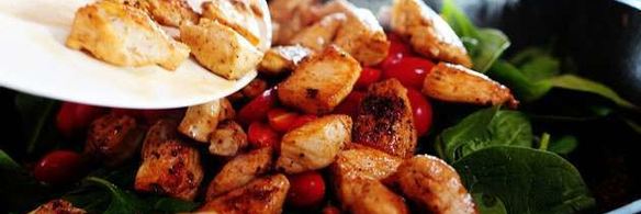 паста с курицей