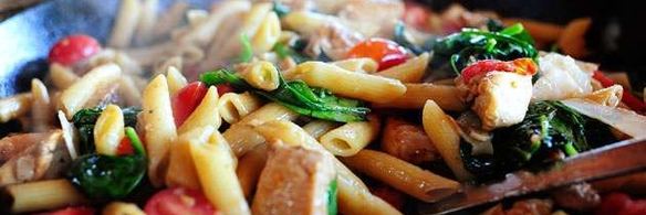 паста с курицей