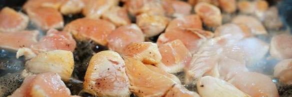 паста с курицей