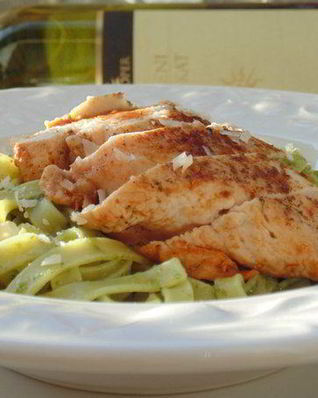 Паста с песто и курицей Романтик в Большом Городе