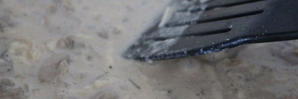 паста с сливочно-грибным соусом и плавленным сыром