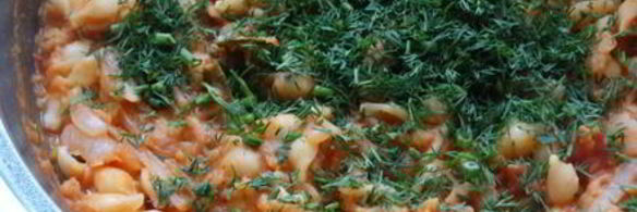 паста с соусом из чечевицы