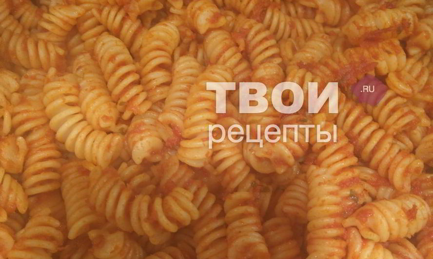 Рецепт пасты с соусом
