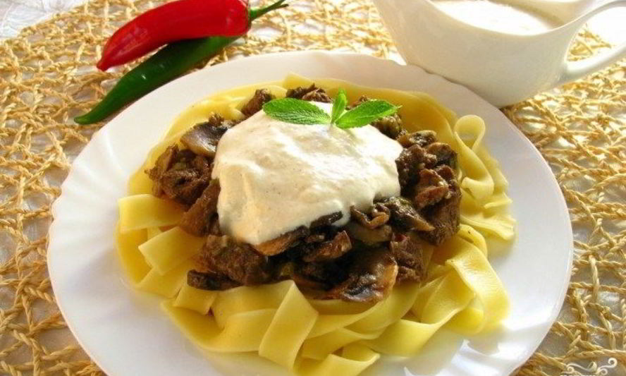Рецепт пасты с телятиной