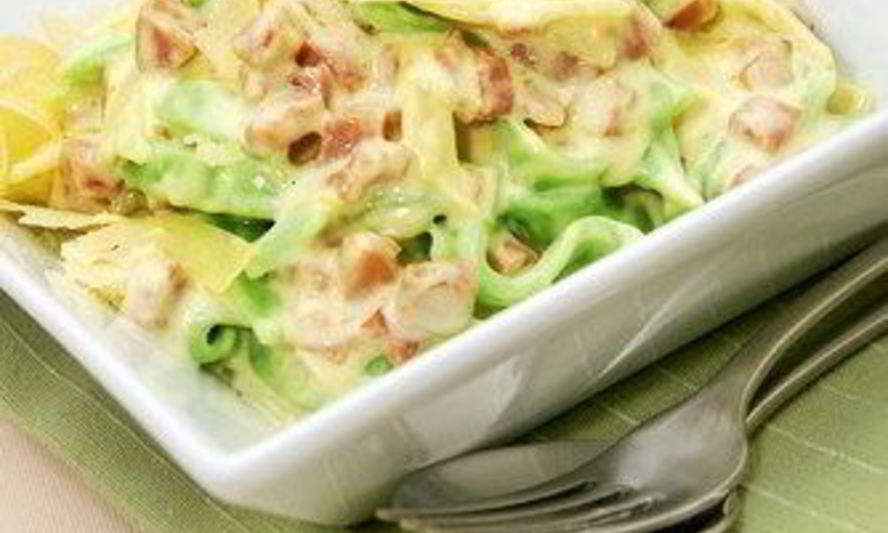 Рецепт пасты с утиной ножкой, савойской капустой и белым вином