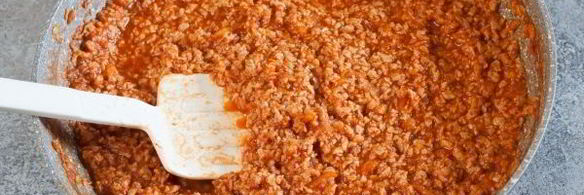 постные спагетти болоньезе