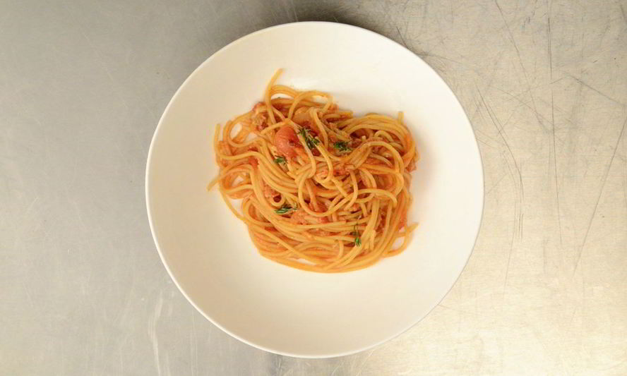 Рецепт спагетти аматричана