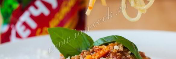 спагетти болоньезе с фаршем