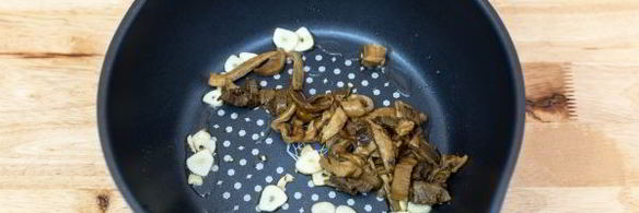 спагетти с белыми грибами