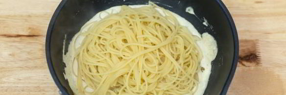 спагетти с белыми грибами