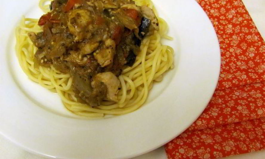 Рецепт спагетти с гарниром