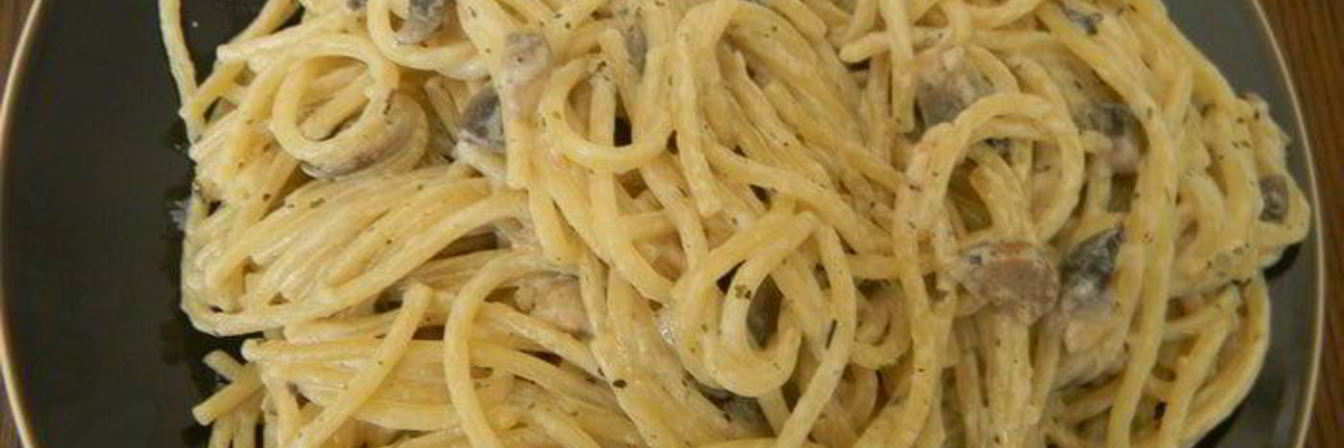 Спагетти с грибами