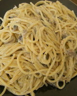 Спагетти с грибами