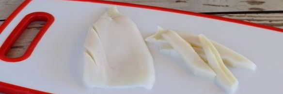 спагетти с кальмарами в сливочном соусе