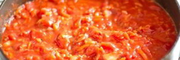 спагетти с зимним соусом маринара