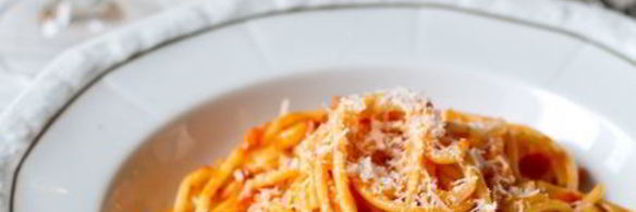 спагетти с зимним соусом маринара