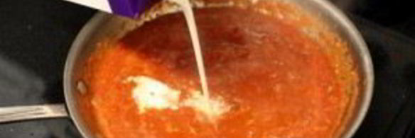 томатная паста с креветками