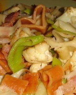 Цветные макароны