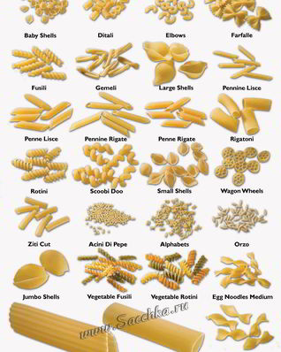 Варенные макароны