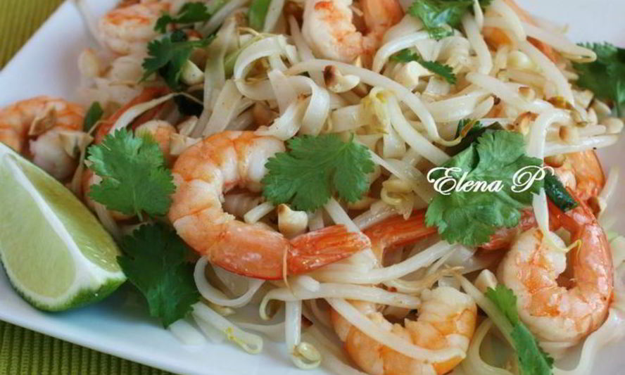 Рецепт жареной рисовой лапши