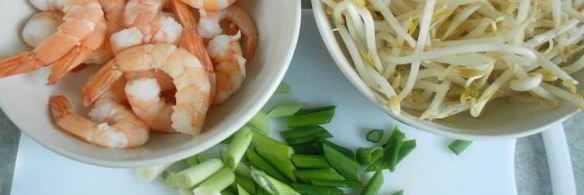 жареная рисовая лапша