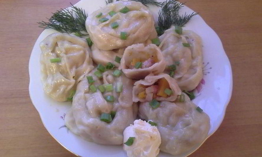 Рецепт мантов с тыквой